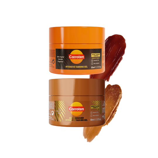 Gold Shimmer Tanning Gel Mini + Intensive Tanning Gel Mini Duo banner